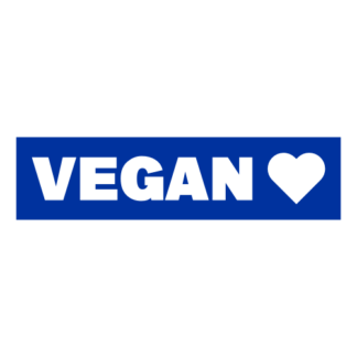 Vegan Decal (Blue)